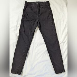 American Eagle size 6 Black Dream Curvy Super Hi-Rise Jeggings